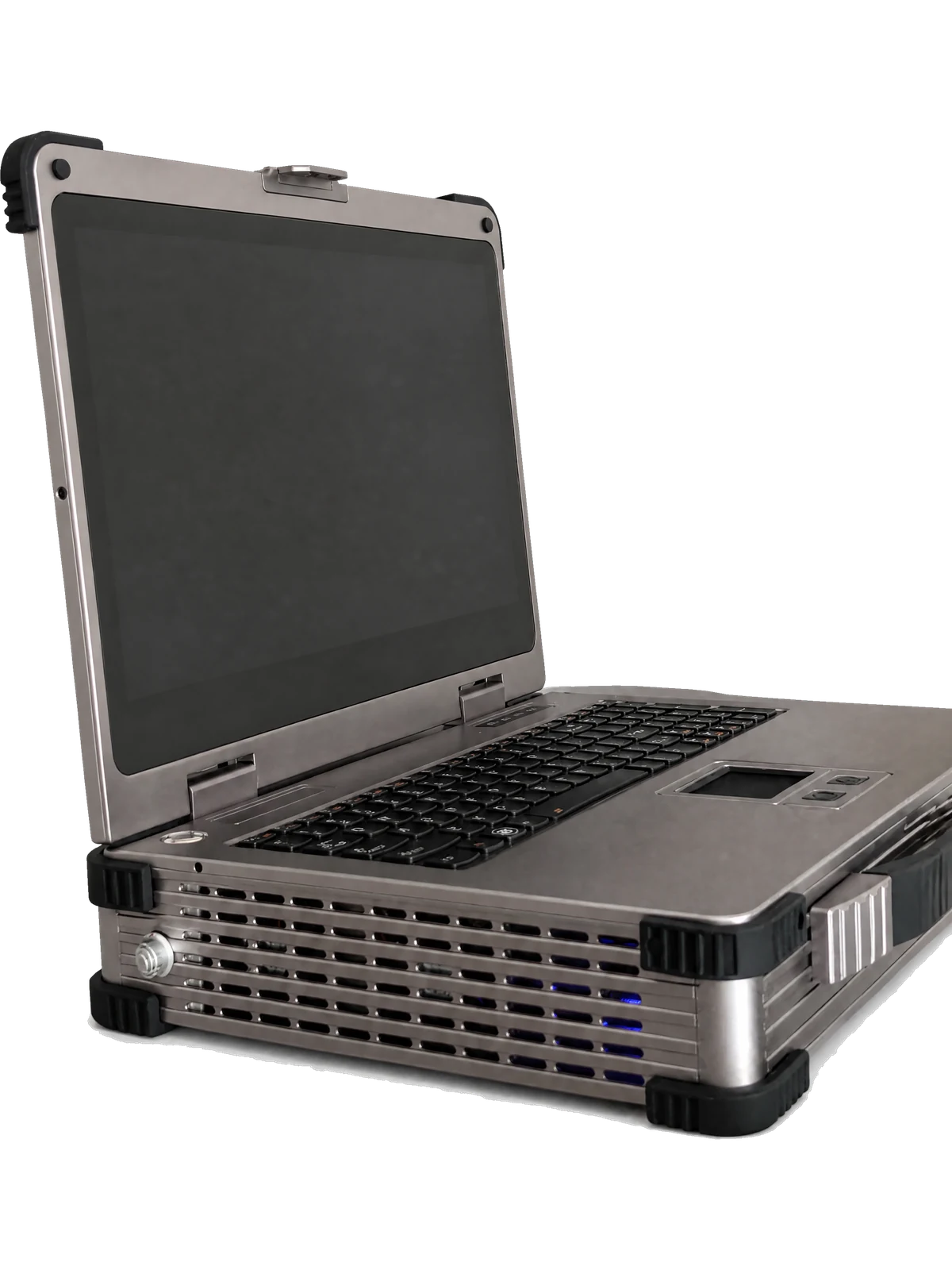 VH Series portable industrial media server, side view